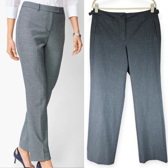 Talbots Pants - Talbots gray stretch trouser pants Womens 12